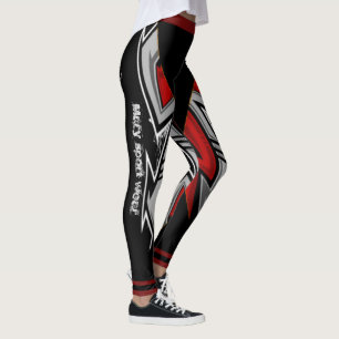 Modern sport design with your name on leggings