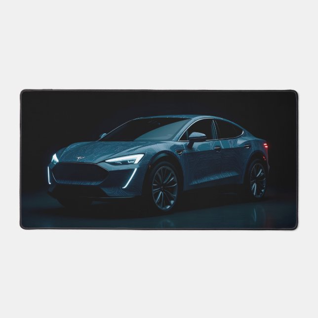 Modern Sports Car Desk Mat (Front)