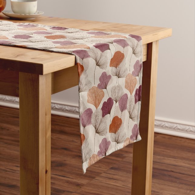 Modern Spring Botanical Floral Table Runner (In Situ)
