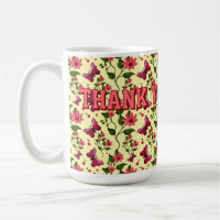 Modern Spring Garden Butterfly Floral  Bone China