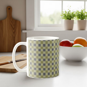 Modern Square Pattern Mug