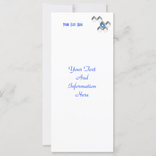 Modern Squares Rack Card