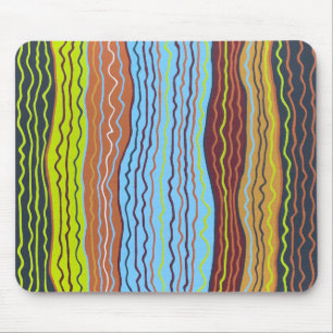 Modern Squiggles 4 Mousepad