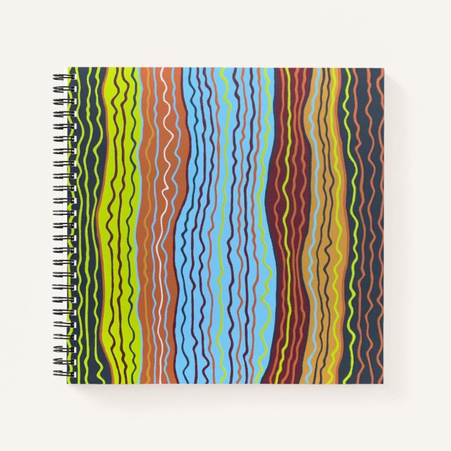 Modern Squiggles 4 Notebook (Front)