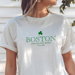  Modern St. Patrick's Day, Custom City, Unisex  T-Shirt