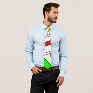 Modern Stained-Glass Look Tie