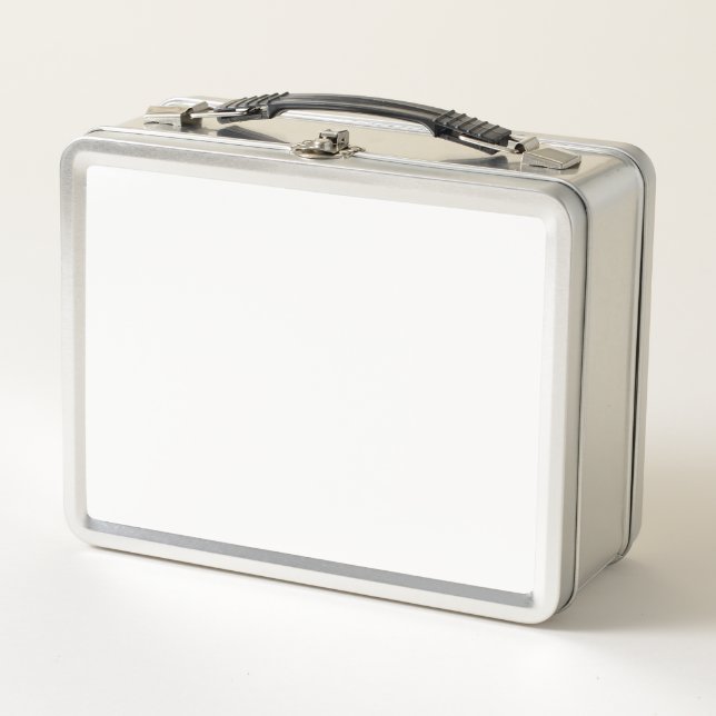 Modern Stainless Steel Lunchbox – Customizable (Front)