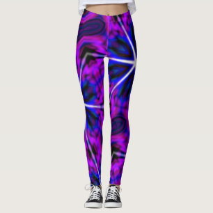 MODERN STAR BLUE CUTE-PURPLE-BLUE- LEGGINGS