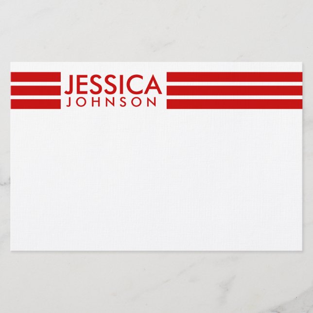 Modern Stationery (Front)