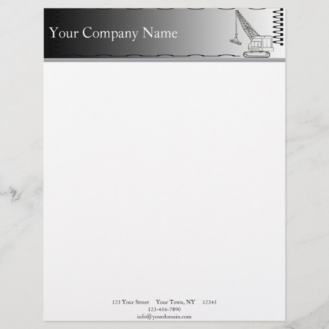 Modern Steel Construction Letterhead (Front)