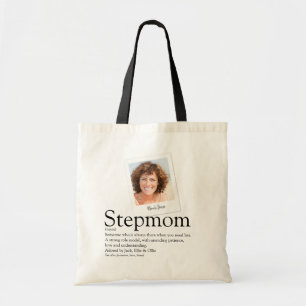 Modern Stepmom Bonus Mom Definition Photo Tote Bag