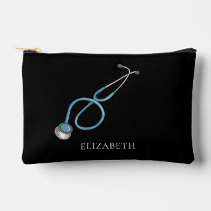 Modern Stethoscope Retired Doctor Gift Accessory Pouch