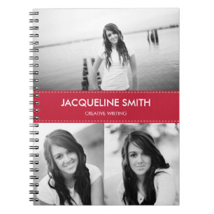 Modern Stitching Personalized Notebook