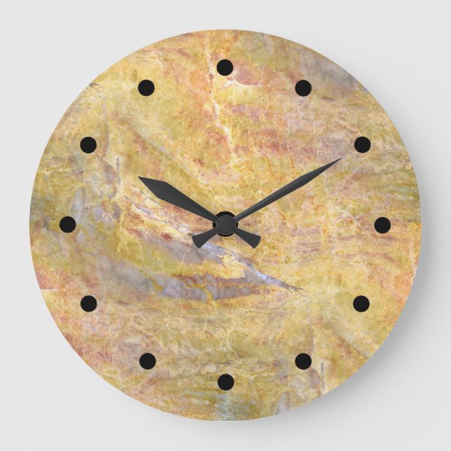 Modern Stone Background Large Clock (Front)