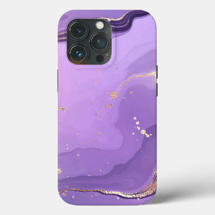 Modern Stone Dusty Blue Marble iPhone 13 Pro Case