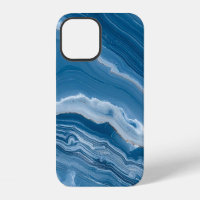 Modern Stone Dusty Blue Marble