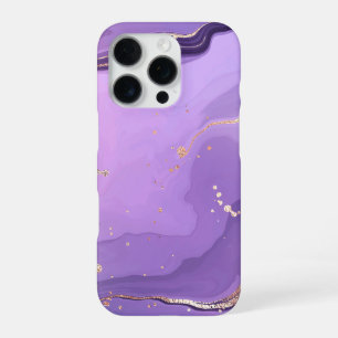 Modern Stone Dusty Blue Marble iPhone 16 Pro Case