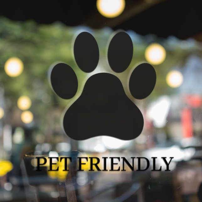 Modern Store Window Pet Friendly Cling (Creator Uploaded)
