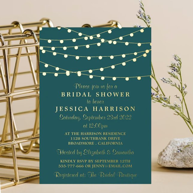 Modern String Lights Bridal Shower Real (Creator Uploaded)