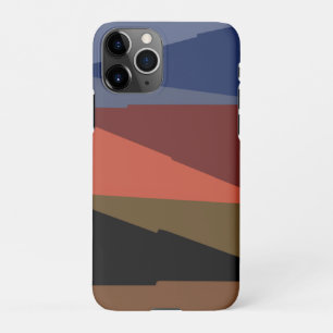 Modern Stripe Colourful Rainbow triangle pattern  iPhone 11Pro Case
