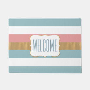 Modern Striped Door Mat