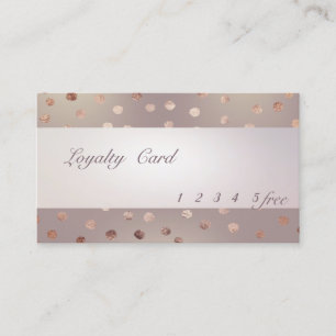 Modern ,Striped,Dotted  Loyalty Card