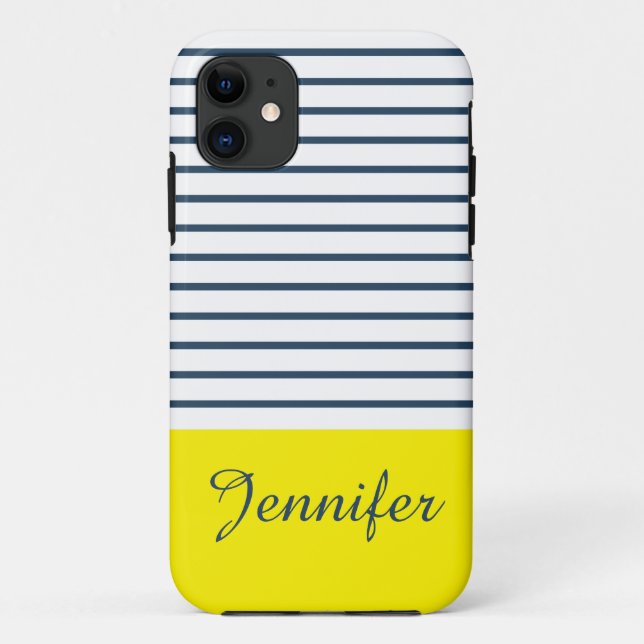 Modern striped pattern Case-Mate iPhone case (Back)