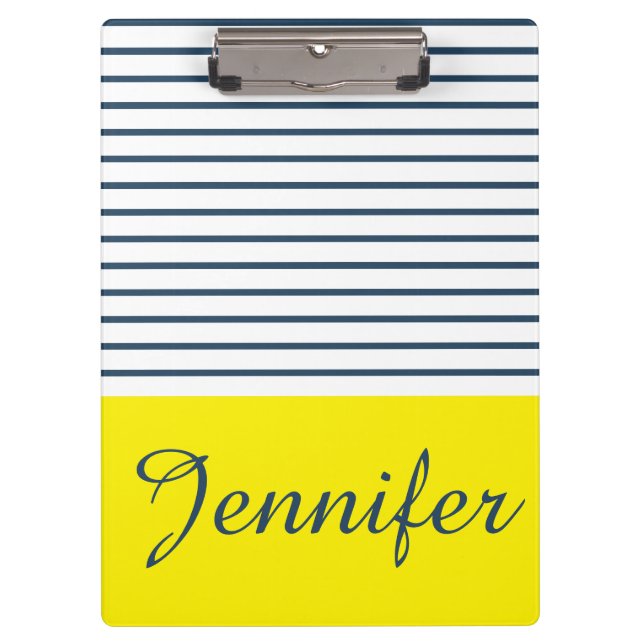 Modern striped pattern clipboard (Front)