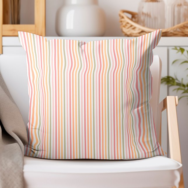 Modern striped  throw pillow (striped throw pillow)