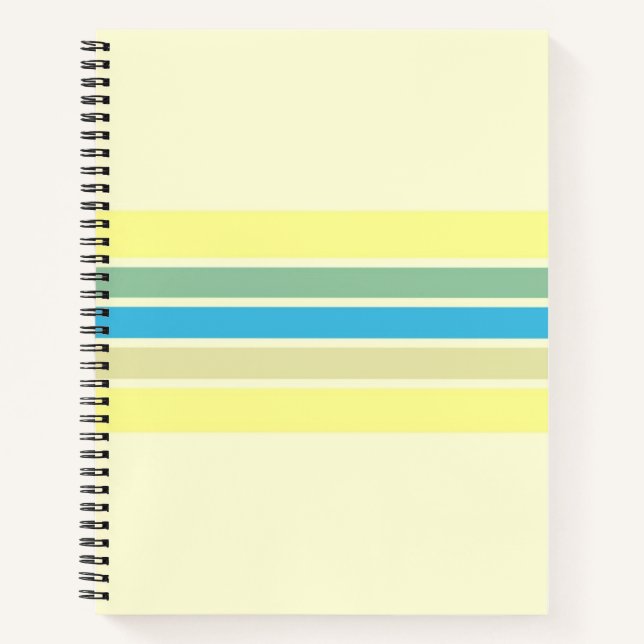 modern stripes art notebook (Front)