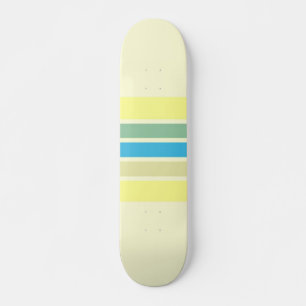 modern stripes art skateboard