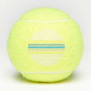 modern stripes art tennis balls