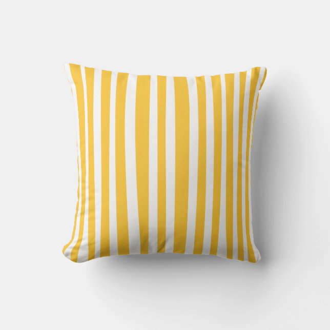 Modern  stripes pattern custom colours throw pillow (Front)