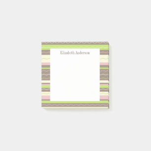 Modern Stripes Post-it Notes