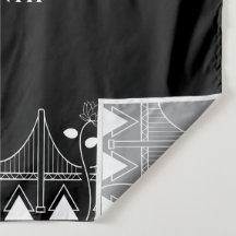 Modern Structural AAPI Heritage Table Runner