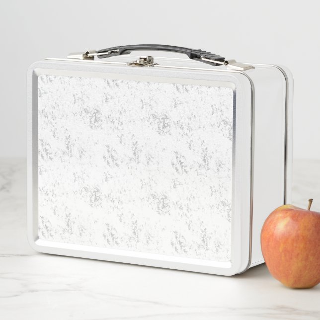 Modern Student Desk Aesthetic Design Metal Lunch Box (In Situ)