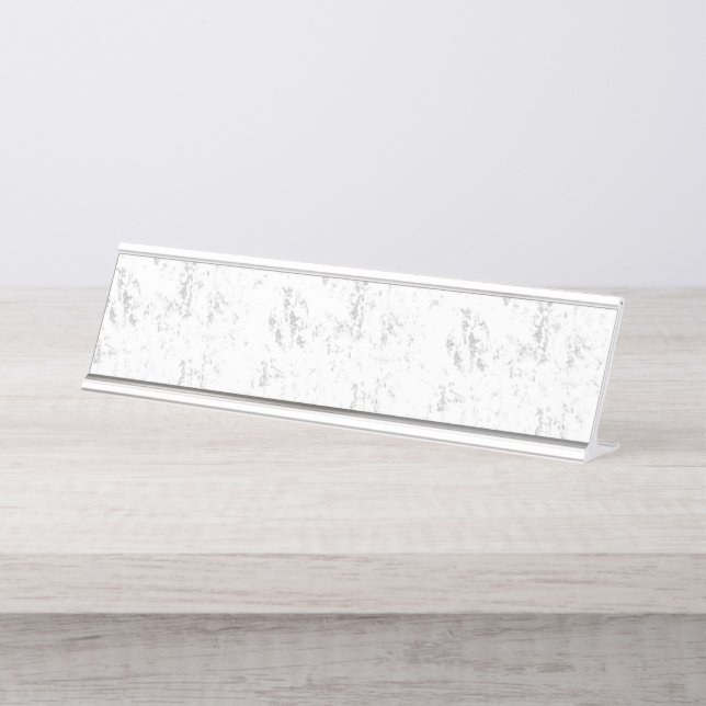 Modern Student Desk Aesthetic Design Name Plate (Front)