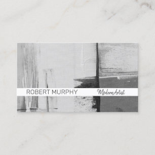 Modern Style Brushes Artist Business Card