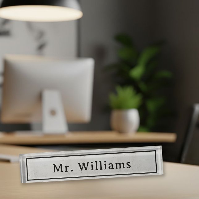 Modern style desk decoration, Office warming gift Nameplate (Creator Uploaded)