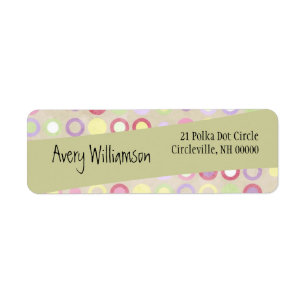 Modern Style Dots and Cirles Clay Colour