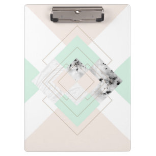 Modern Style Geometric Design Clipboard