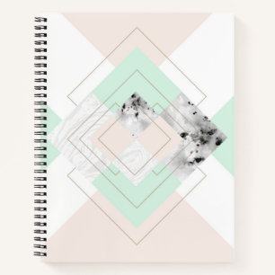 Modern Style Geometric Design Notebook