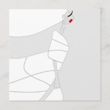 Modern Style Glam Colouring Card Miss Jazzy