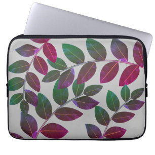 Modern  & Stylish Bay Leaves Laptop Sleeve