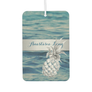 Modern Stylish, Beach, See, Pineapple Air Freshener