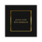 Modern stylish black and gold professional