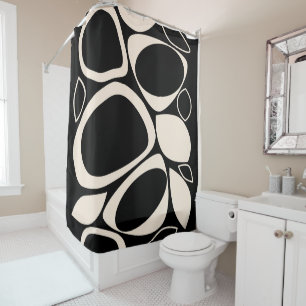 Modern Stylish Black Cream Abstract Pattern