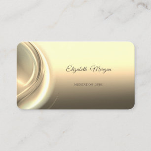 Modern Stylish,Black ,Gold Appointment Card