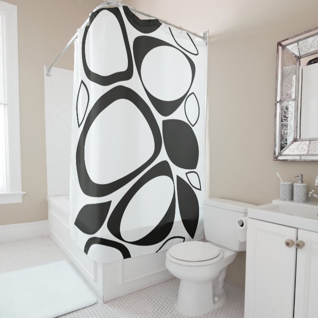 Modern Stylish Black White Abstract Pattern (In Situ)