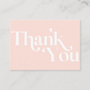 MODERN STYLISH BOLD Thank you for your purchase Enclosure Card
